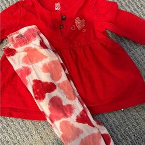 Carter's Red Heart Matching Set